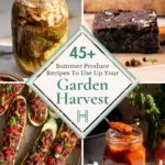 Bountiful summer garden harvest with fresh produce ready for recipes