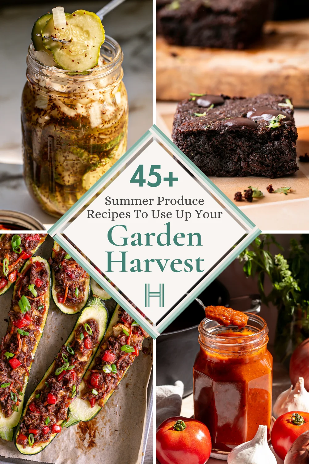 Bountiful summer garden harvest with fresh produce ready for recipes